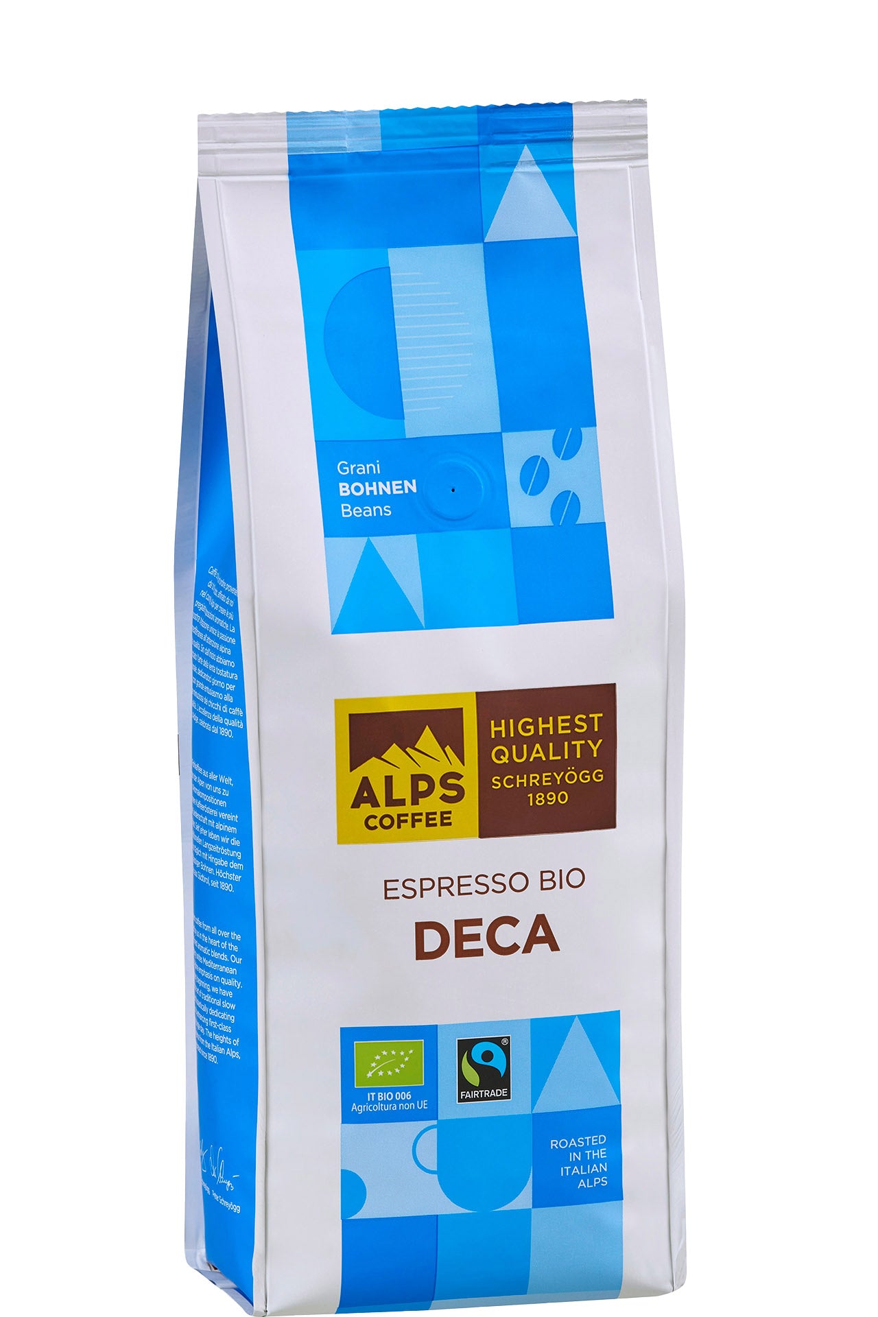 Alps Coffee Caffè Espresso Bio Decaffeinato