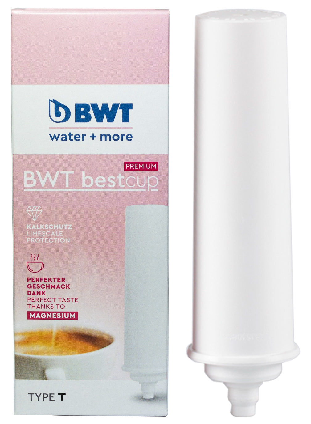 Filtro dell'acqua premium BWT bestcup tipo T