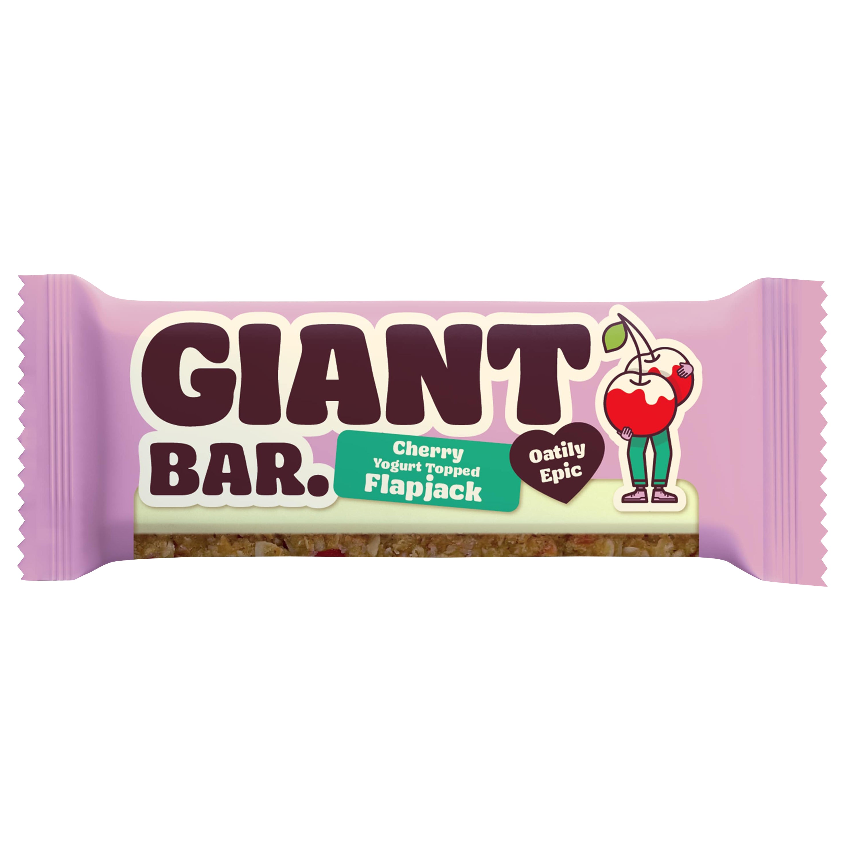 Giant Bar Yogurt Topped Cherry Flapjack