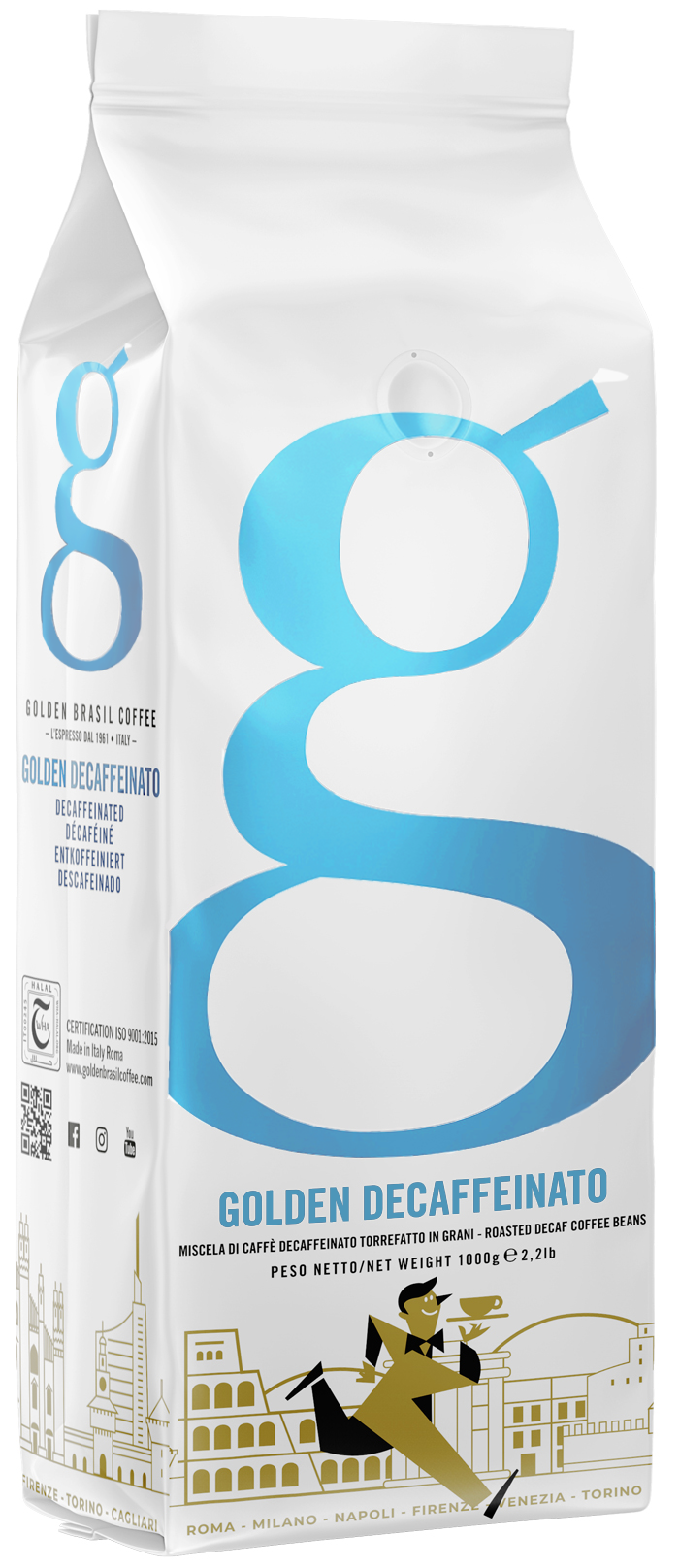 Espresso Decaffeinato Brasile Dorato