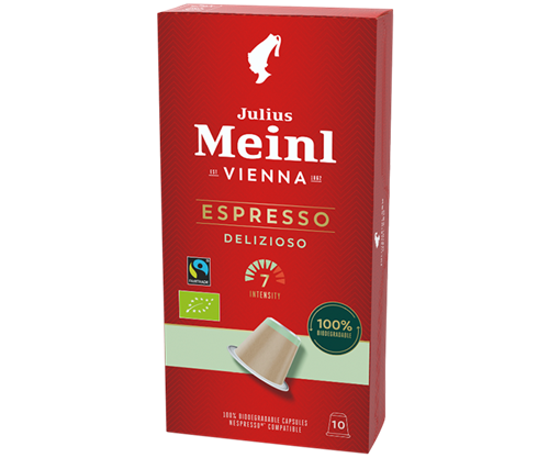 Julius Meinl Delizioso - Capsule compatibili BIO Fairtrade Nespresso®*