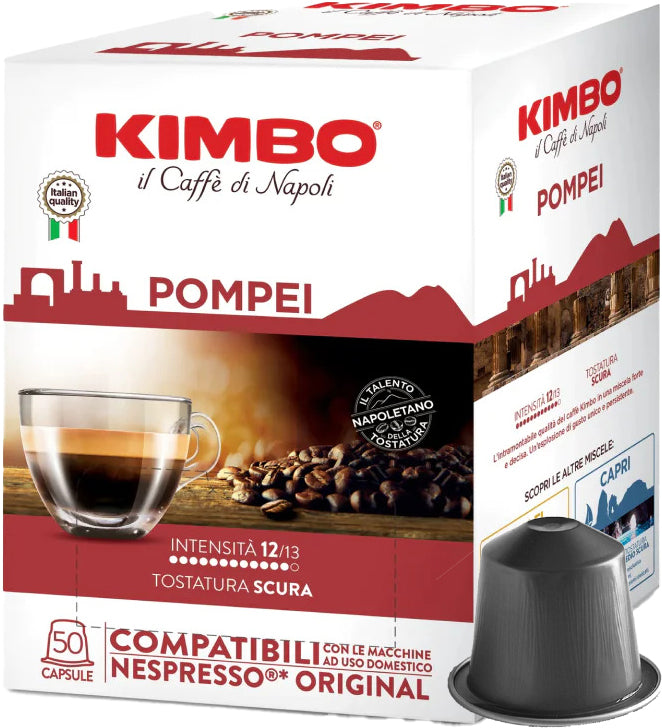 Capsule compatibili Kimbo Pompei Nespresso®*