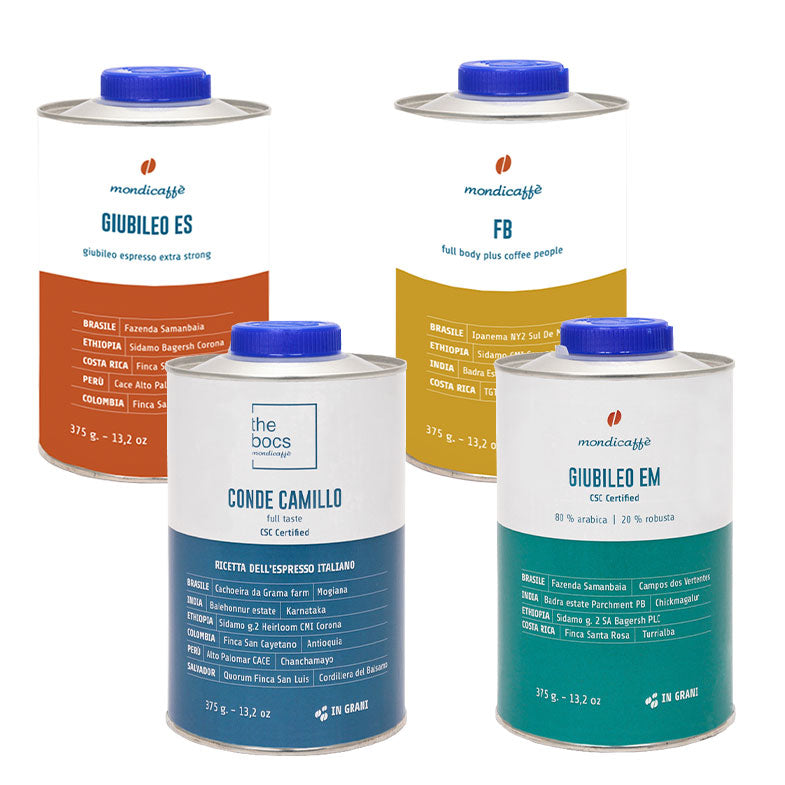 Set d'Assaggio Mondicaffè in barattoli