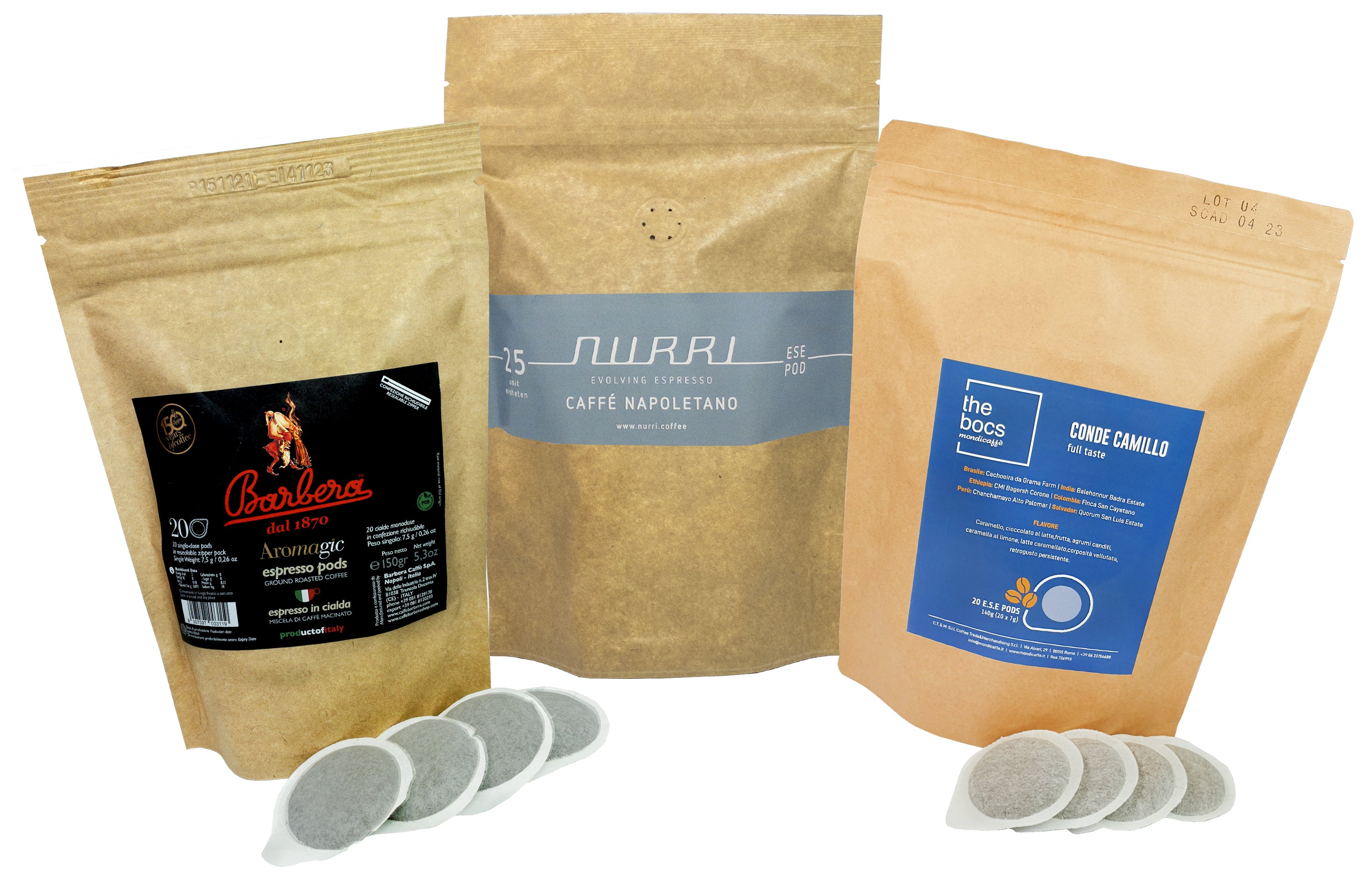 Campione di assorbenti ESE sfusi - Napoletano