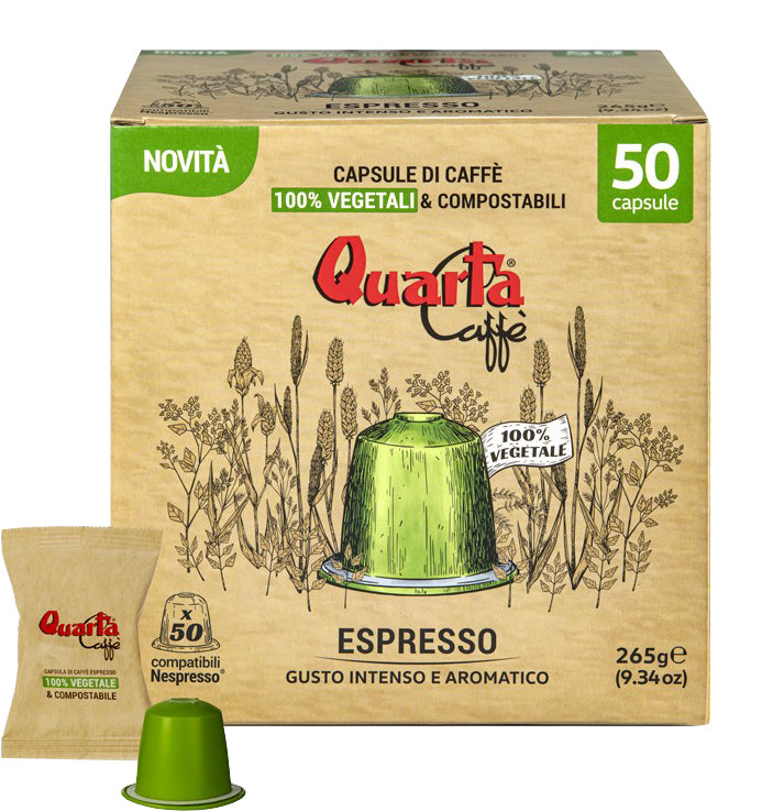 Capsule per espresso compostabili Quarta Caffè