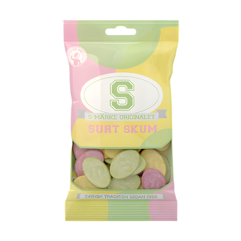 S-Märke Surt Skum Fruchtschaum