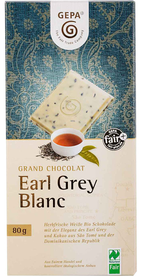 Cioccolato GEPA ORGANIC Earl Grey Blanc